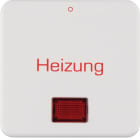 HAGER - WG-UP Wippe 1fach mit Aufdruck Heizung Notschalter, 0, polarweiß gl.