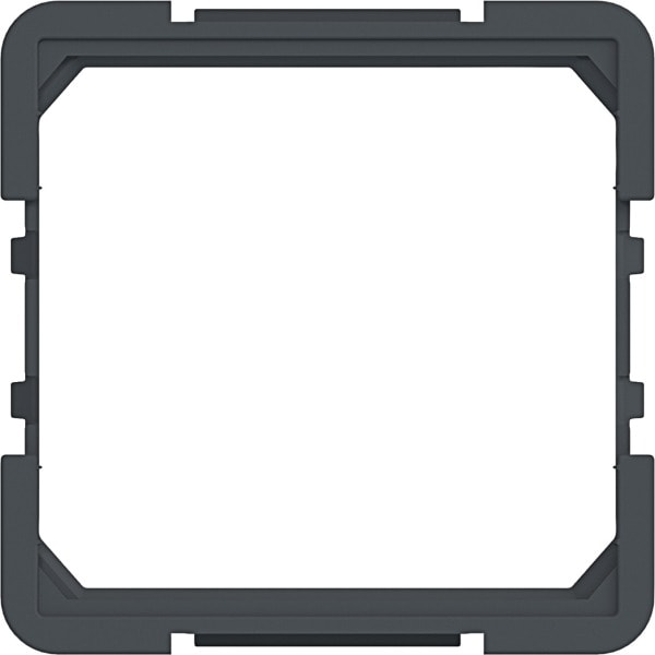 HAGER - A.x/C.x Zwischenring für 45x45 mm Zentralplatte, anthrazit matt, lackiert