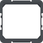 HAGER - A.x/C.x Zwischenring für 45x45 mm Zentralplatte, anthrazit matt, lackiert