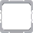 HAGER - A.x/C.x Zwischenring für 45x45 mm Zentralplatte, titan matt, lackiert