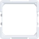 HAGER - A.x/C.x Zwischenring für 45x45 mm Zentralplatte, lichtweiß matt