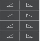 HAGER - A.x/C.x Wippe f. KNX Tastsens. 8f Aufdr. Dim Up/Down, nachtschwarz matt
