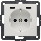 BERKER - S.1/B.x SSD mit 2fach USB-C20W erh. Berührungsschutz polarweiß gl.