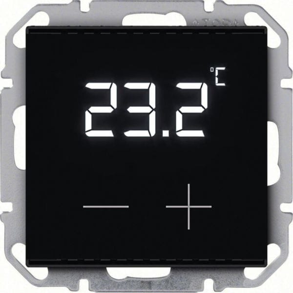 BERKER - KNX Secure Temperaturregler Up,mit Display, integr. Busankoppler