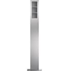 ELCOM - modular Standsäulen 3/1 Edelstahlmatt gebürstet