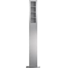 ELCOM - modular Standsäulen 4/1 Edelstahlmatt gebürstet