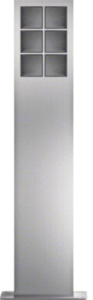 ELCOM - modular Standsäulen 6/2 Edelstahlmatt gebürstet