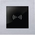 ELCOM - Modul, leer, 76x76 mit Halteplattefür Kartenleser, Edelst. modesta/modular