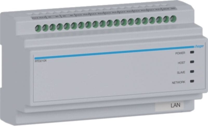 ELCOM - 2Draht IP Systemswitch 6-fach, INCAT oder 2Draht, OUT 2Draht, intercom