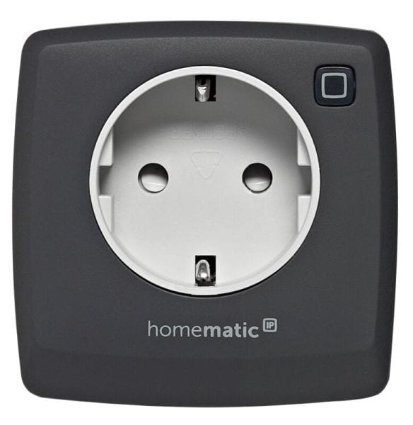 EQ3 - HOMEMATIC IP Schaltsteckdoseanthrazit, HmIP-PS-2-A