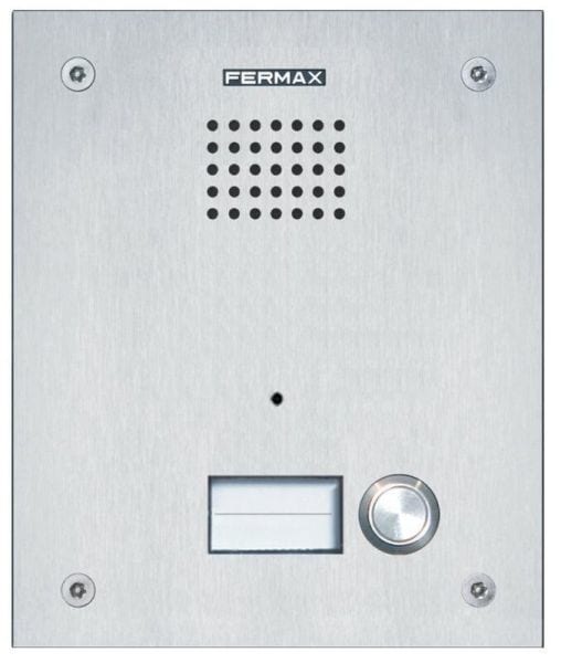 FERMAX - MARINE DUOX plus Audio Türstation1 Ruftaste, Edelstahl, ST1