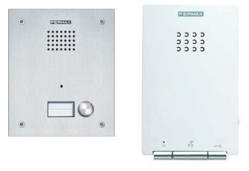 FERMAX - DUOX plus iLOFT 1TN AudioSetMARINE Türstation UP, Edelstahl