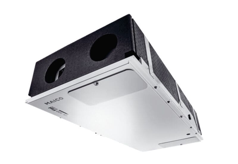 MAICO - WS 300 Flat KBR inkl. Vorheizreg.,Bypass, 2 Enthalpie-Kreuz-Gegenstrom-T.
