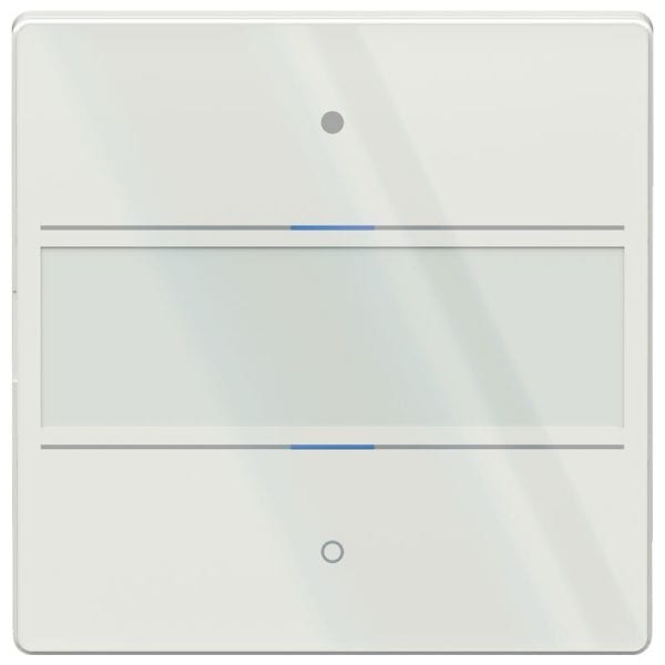 THEBEN - KNX GlasTastsensor 2-fach mitTemperatursensor weiß iON 102 KNX G WH