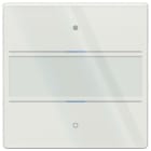 THEBEN - KNX GlasTastsensor 2-fach mitTemperatursensor weiß iON 102 KNX G WH