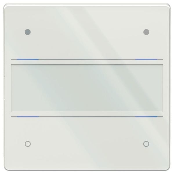 THEBEN - KNX GlasTastsensor 4-fach mitTemperatursensor weiß iON 104 KNX G WH