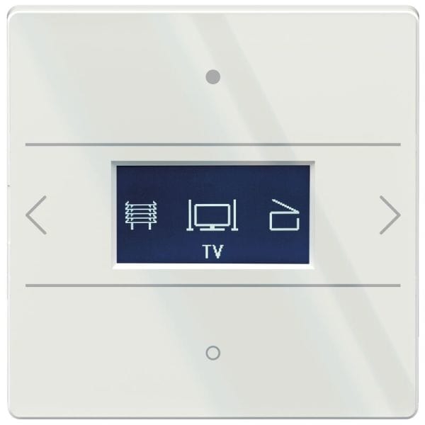 THEBEN - KNX Glas-Raumcontroller mitTemperatursensor weiß iON 108 KNX G WH