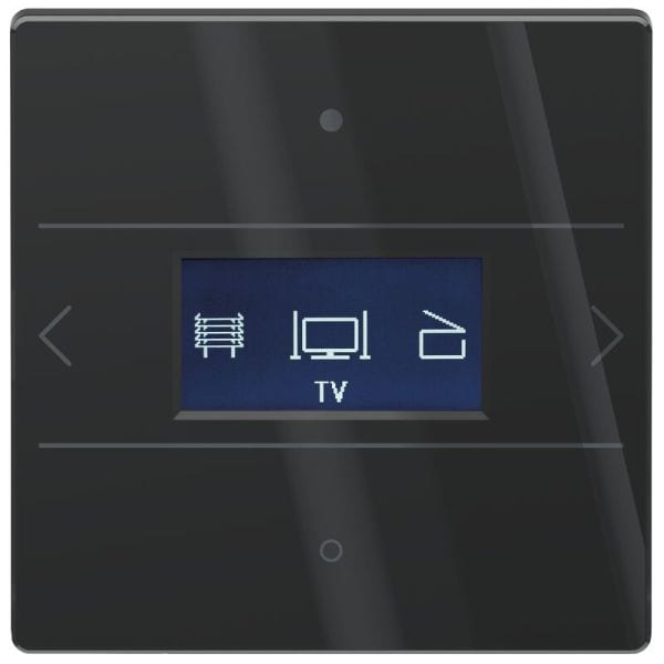 THEBEN - KNX Glas-Raumcontroller mitTemperatursensor schwarz iON 108KNX G WH