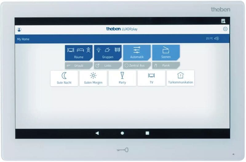 THEBEN - LUXORliving Control Panel CP10schwarz