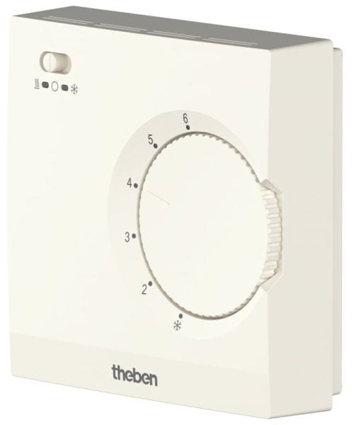 THEBEN - AP-Raumthermostat RAMSES 708 Smit Stellrad, Schalter Ein/Aus/Kühlen