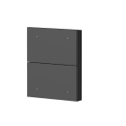 THEBEN - iONprime Wippe 2-fach, KunststoffSchwarz iONprime PB 2R PBK