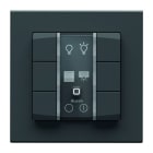 EQ3 - HOMEMATIC IP Wandtaster 6-fach,230V ant. für 55 x 55 Rahmen, HmIP-WRC6-230-A