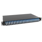 RUTENBECK - Spleissbox 19 Zoll1HE 24 Ports 24xSC-D OS2 blau sw spleisfertig