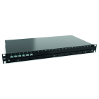 RUTENBECK - Spleissbox Basic Line 19 Zoll 6x Ports Keystone LC-D OM3 aqua sw