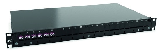 RUTENBECK - Spleissbox Basic Line 19 Zoll 6x Ports Keystone LC-D OM4 erika sw