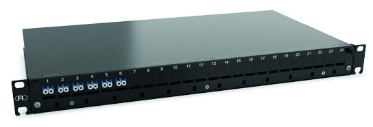 RUTENBECK - Spleissbox Basic Line 19 Zoll 6x Ports Keystone LC-D OS2 blau sw