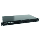 RUTENBECK - Spleissbox Basic Line 19 Zoll 6x Ports Keystone SC OM3 aqua sw