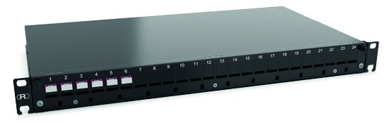 RUTENBECK - Spleissbox Basic Line 19 Zoll 6x Ports Keystone SC OM4 erika sw