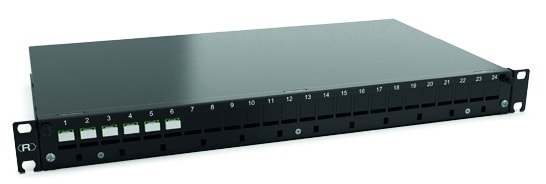 RUTENBECK - Spleissbox Basic Line 19 Zoll 6x Ports Keystone SC OS2 APC grün sw