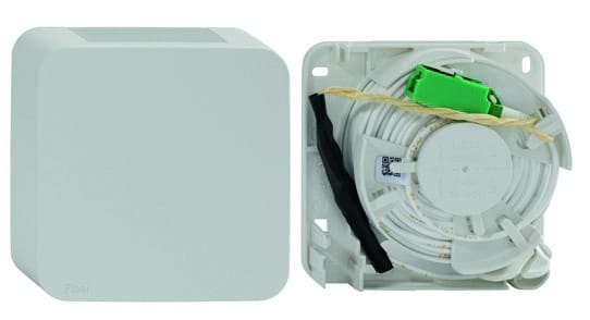 RUTENBECK - FTTH-TA Teilnehmeranschluss 1xLC-D OS2 APC 20m