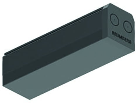 BRUMBERG - Endbox 237 mm (leer/PE), ohne Leitung und Stecker + Erdungsanschluss L, schwarz