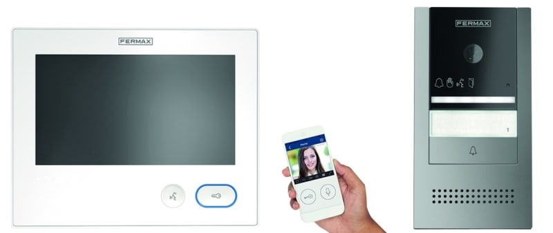 FERMAX - CORA Video Set, Monitor 7 m. Türstation Ap, Einfam. Set, WLAN