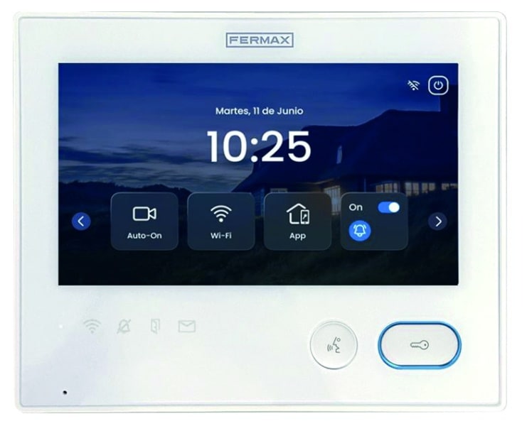 FERMAX - Video Monitor ARIS SMART hörerlos WIFI, weiss, freispr., DUOX, ohne F9447