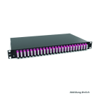 RUTENBECK - Spleissbox 19 Zoll1HE 6 Ports, 6xSC-D OM4 erika sw spleisfertig