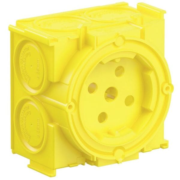 KAISER - Betonbau Geräte-Verbindungsdose, 48,5mm, Befestigung Haftmagnet Ø 40 mm