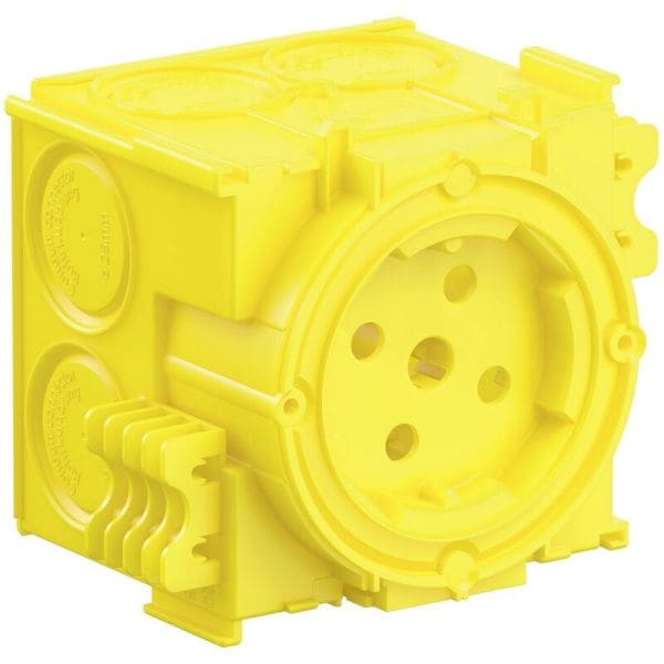 KAISER - Betonbau Geräte-Verbindungsdose, 68,5mm, Befestigung Haftmagnet Ø 40 mm