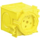 KAISER - Betonbau Geräte-Verbindungsdose, 88,5 mm, Befestigung Haftmagnet Ø 40 mm