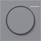 HAGER - HAGER A.x/C.x Zentralstück f. Drehdimmer vernetzbar titan metallisch
