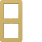 HAGER - HAGER C.1 Rahmen 2-fach gold metallisch