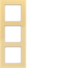 HAGER - HAGER A.8 Rahmen 3-fach Hochglanzglas gilded glass