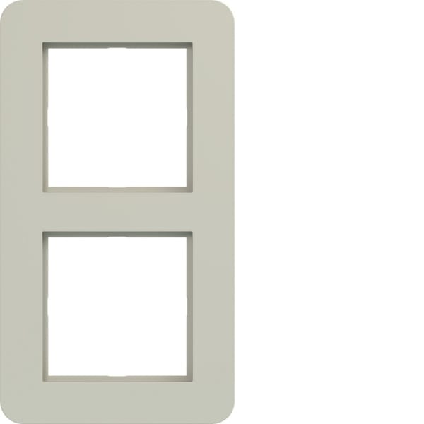 HAGER - HAGER C.8 Rahmen 2-fach pebble matt