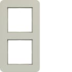 HAGER - HAGER C.8 Rahmen 2-fach pebble matt