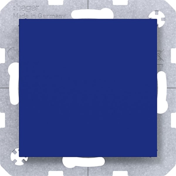 HAGER - HAGER A.x/C.x Blindverschluss mit Zentralstück cobalt matt