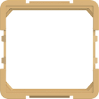 HAGER - HAGER A.x/C.x Zwischenring für 45x45 mm Zentralplatte, hazel matt