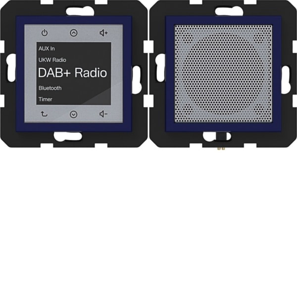 HAGER - HAGER A.x/C.x Radio Touch UP DAB+ Bluetooth mit LS, ocean halbglänzend