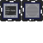 HAGER - HAGER A.x/C.x Radio Touch UP DAB+ Bluetooth mit LS, ocean halbglänzend
